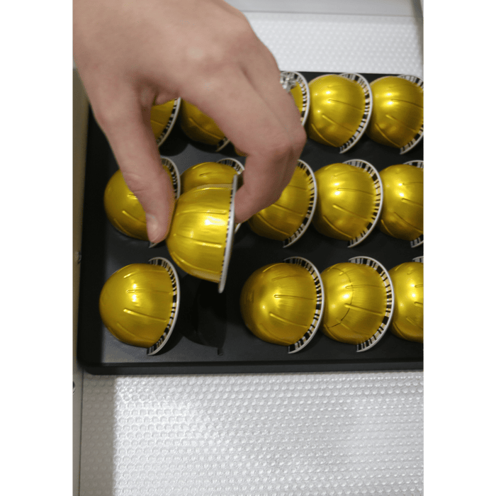 Vertuo Pod Holder Stand for Nespresso Vertuo Capsule Storage Organizer for Countertop, Drawer, or Wall Mount
