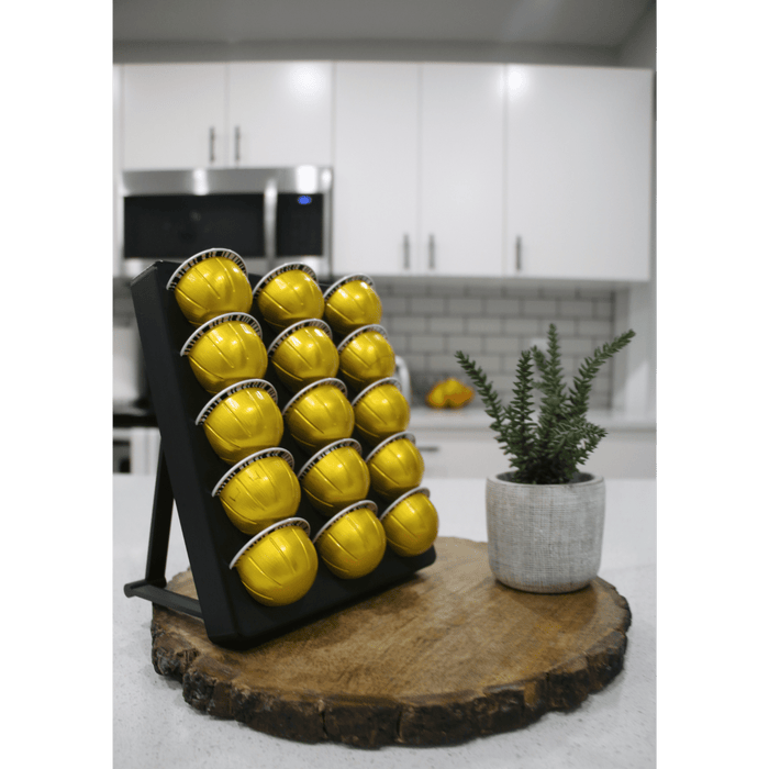 3D Printed Nespresso Vertuo Capsule Storage Organizer for Countertop, Drawer, or Wall Mount