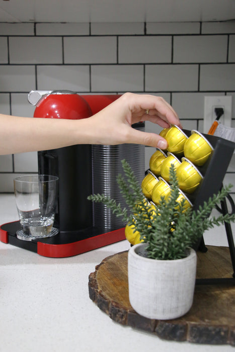 3D Printed Nespresso Vertuo Capsule Storage Organizer for Countertop, Drawer, or Wall Mount