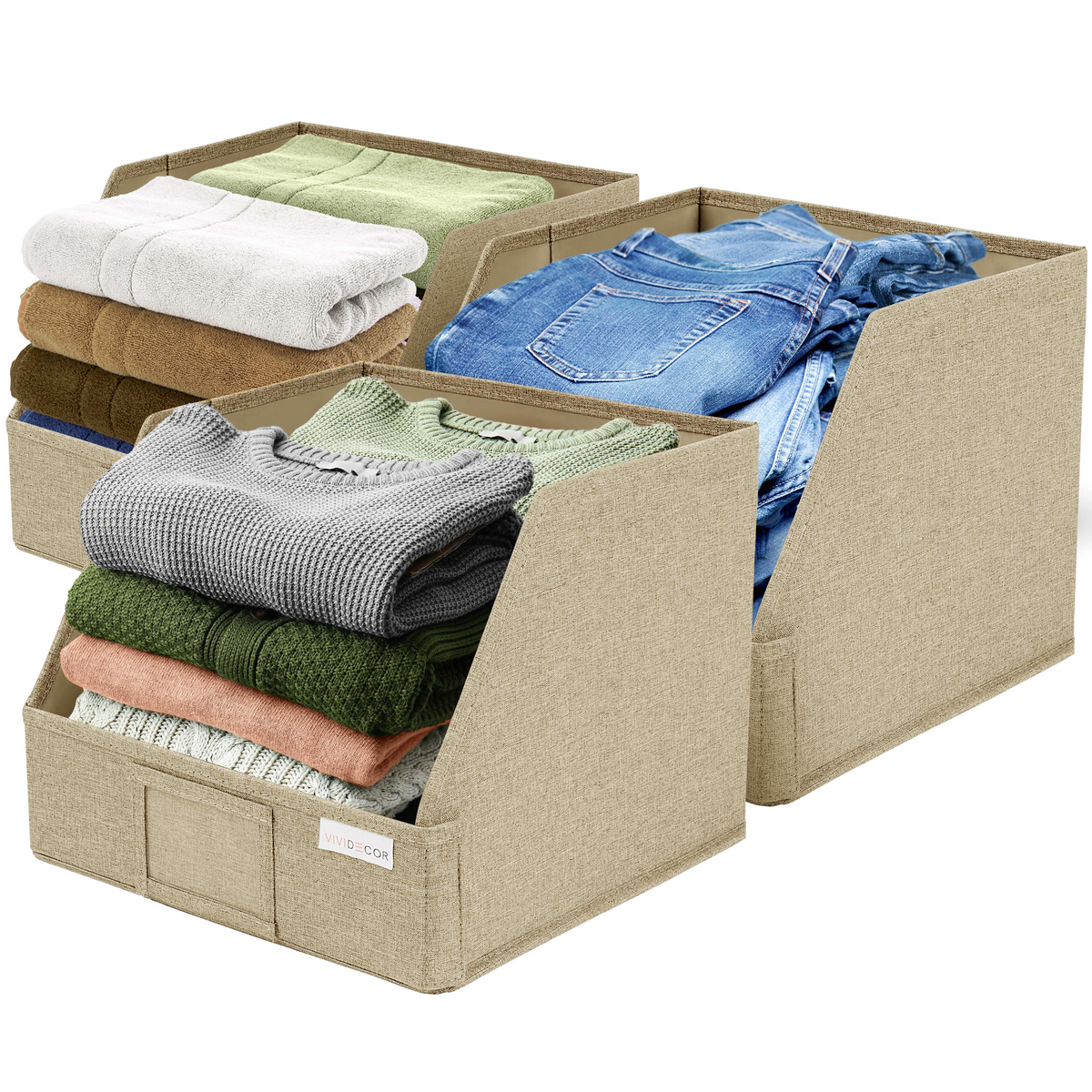 海斗 3ボックス iUnizoneTrapezoidStorageBinsGI